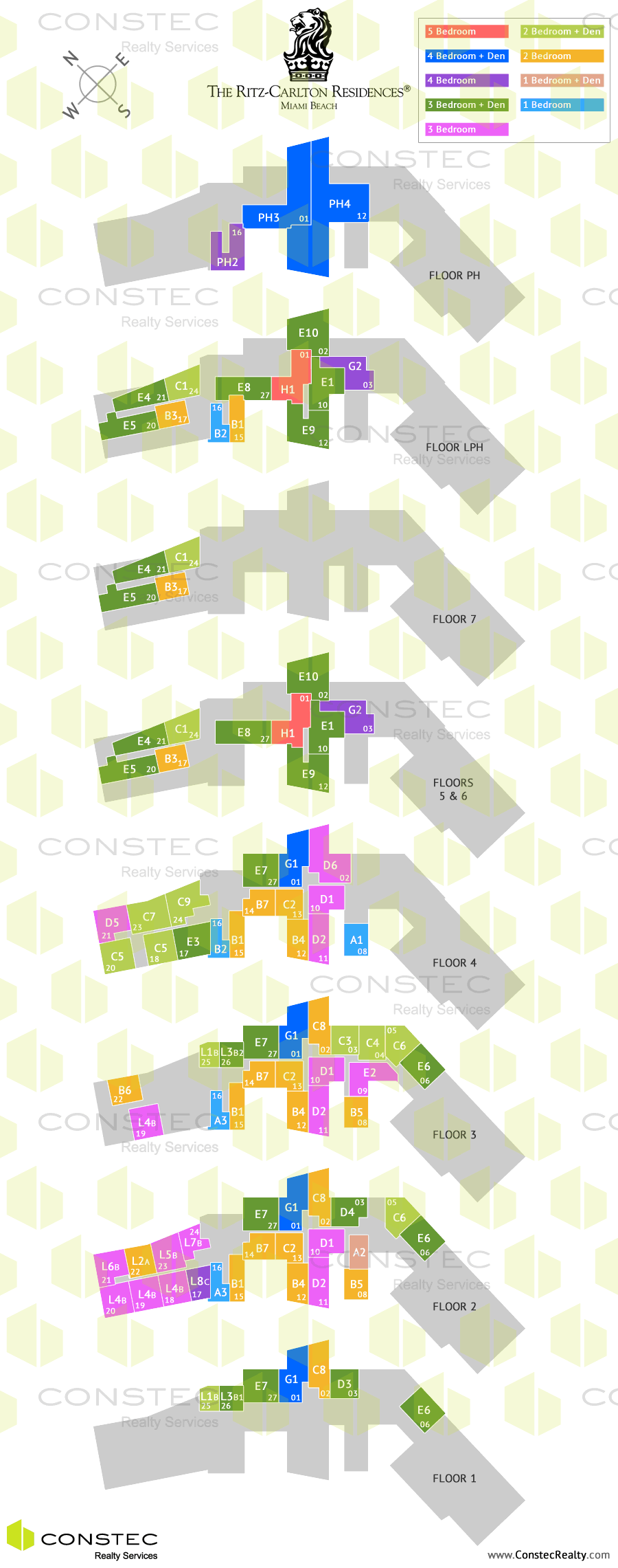 The Ritz-Carlton Residences Site/Key Plan